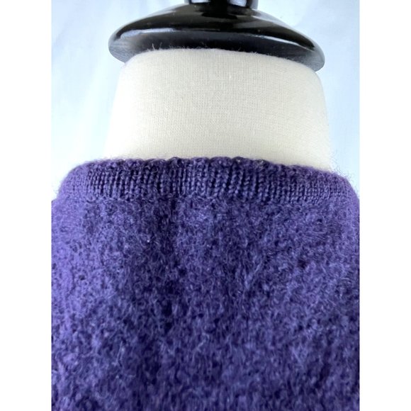 Vintage 70's Austrian Geiger Tyrol Blue Wool Cardigan Sweater, Women’s Small - Picture 11 of 12